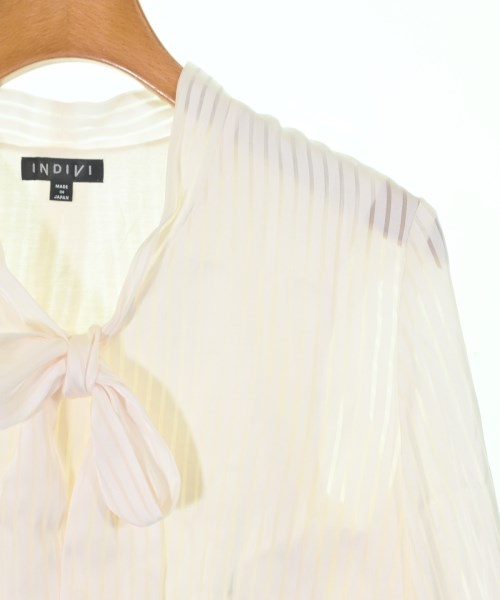INDIVI（インディヴィ）ブラウス 白 サイズ:05(XXS位) レディース/2200628803085