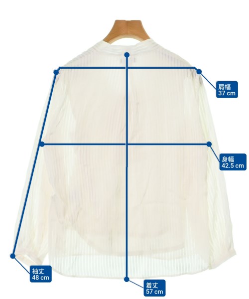 INDIVI（インディヴィ）ブラウス 白 サイズ:05(XXS位) レディース/2200628803085