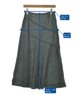 INDIVI（インディヴィ）ロング・マキシ丈スカート グレー サイズ:38(M位) レディース/2200627952036