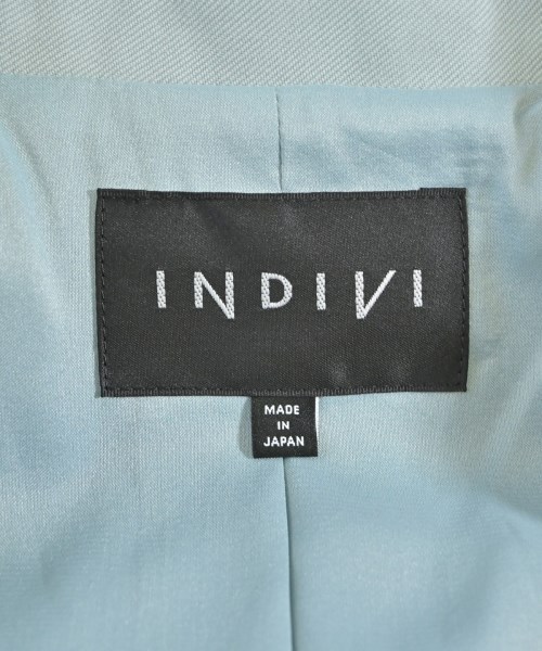 INDIVI（インディヴィ）チェスターコート 青 サイズ:05(XXS位) レディース/2200628004017