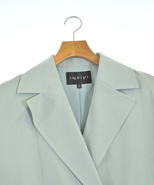 INDIVI（インディヴィ）チェスターコート 青 サイズ:05(XXS位) レディース/2200628004017