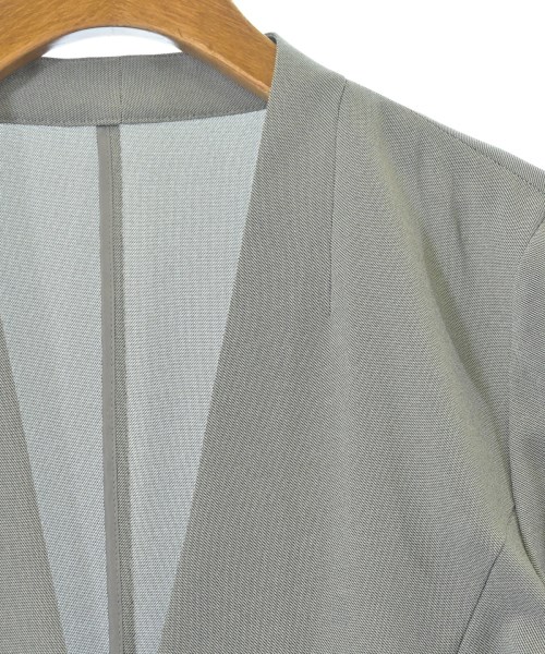 INDIVI（インディヴィ）ノーカラージャケット グレー サイズ:38(M位) レディース/2200638448085