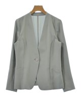 INDIVI（インディヴィ）ノーカラージャケット グレー サイズ:38(M位) レディース/2200638448085