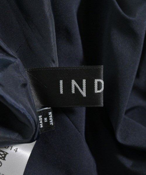 INDIVI（インディヴィ）ひざ丈スカート 紺 サイズ:05(XXS位) レディース/2200630507070