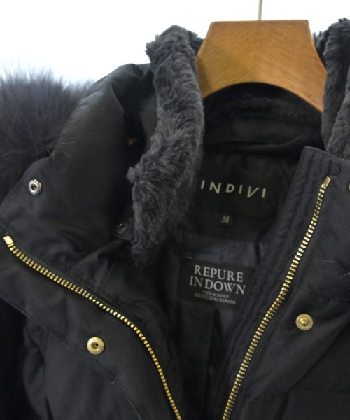 INDIVI（インディヴィ）ダウンジャケット/ダウンベスト 黒 サイズ:38(M位) レディース/2200633592028