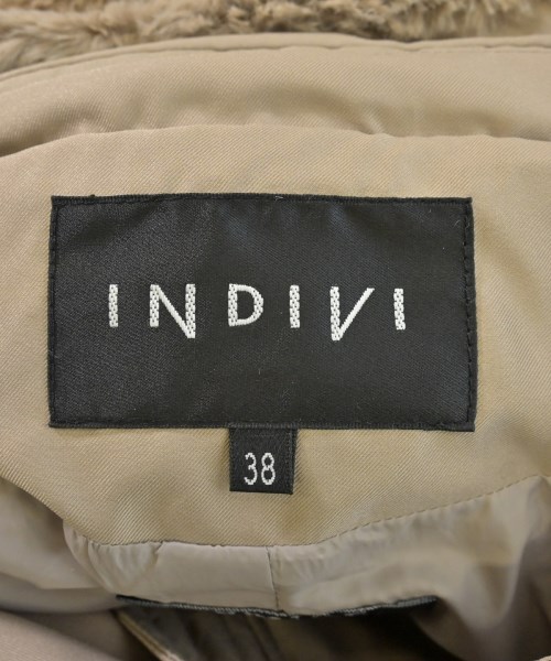 INDIVI（インディヴィ）ダウンジャケット/ダウンベスト ベージュ サイズ:38(M位) レディース/2200633592035