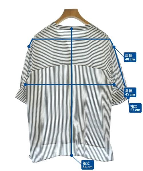 INDIVI（インディヴィ）カジュアルシャツ 黒 サイズ:36(S位) レディース/2200610876677