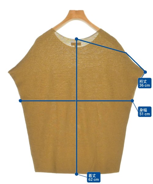 INDIVI（インディヴィ）ニット・セーター 茶 サイズ:38(M位) レディース/2200621511017