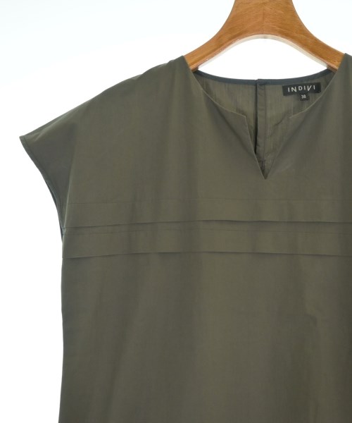 INDIVI（インディヴィ）ワンピース カーキ サイズ:38(M位) レディース/2200612516106
