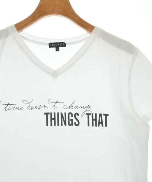 INDIVI（インディヴィ）Tシャツ・カットソー 白 サイズ:38(M位) レディース/2200614632033