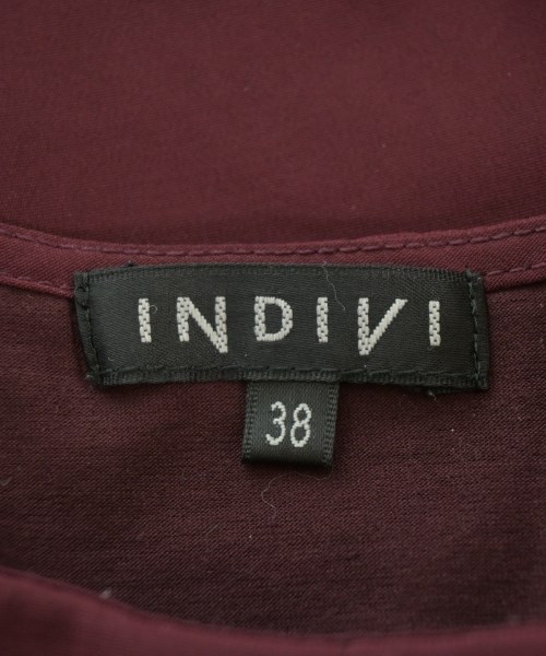 INDIVI（インディヴィ）ブラウス 赤 サイズ:38(M位) レディース/2200613216050