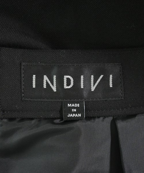 INDIVI（インディヴィ）ひざ丈スカート 黒 サイズ:05(XXS位) レディース/2200611016034