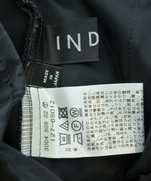 INDIVI（インディヴィ）スラックス 黒 サイズ:34(XS位) レディース/2200611016065