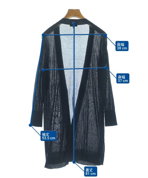 INDIVI（インディヴィ）カーディガン 紺 サイズ:05(XXS位) レディース/2200611016140