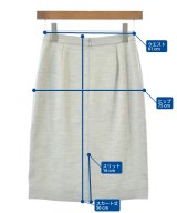 INDIVI（インディヴィ）ひざ丈スカート グレー サイズ:34(XS位) レディース/2200611178039