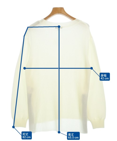 INDIVI（インディヴィ）ニット・セーター 白 サイズ:38(M位) レディース/2200611178091