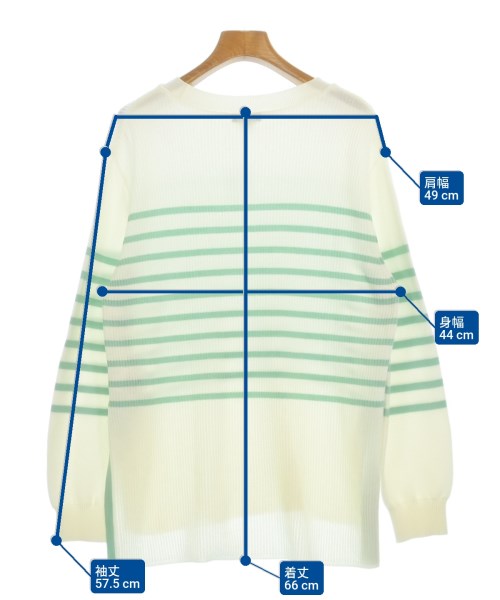 INDIVI（インディヴィ）ニット・セーター 白 サイズ:38(M位) レディース/2200611178107