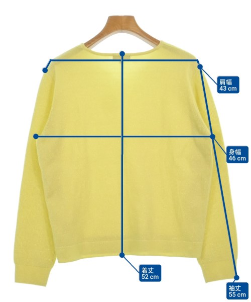 INDIVI（インディヴィ）ニット・セーター 黄 サイズ:38(M位) レディース/2200611178114