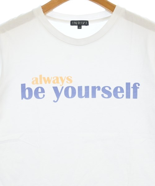 INDIVI（インディヴィ）Tシャツ・カットソー 白 サイズ:34(XS位) レディース/2200611178152