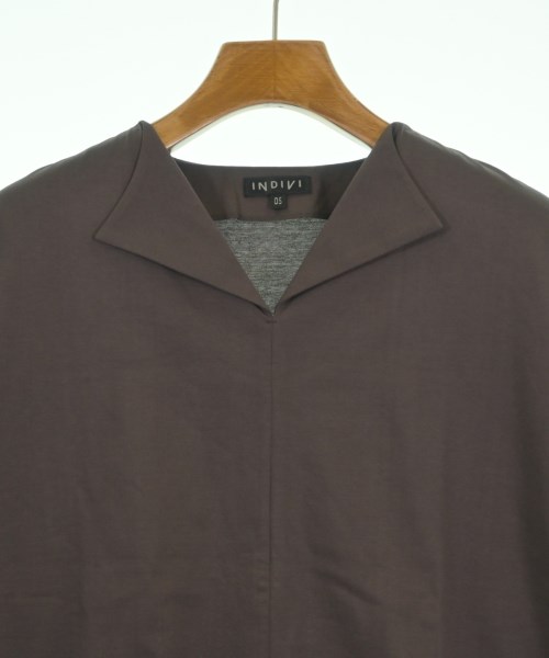 INDIVI（インディヴィ）ブラウス 茶 サイズ:05(XXS位) レディース/2200613827034