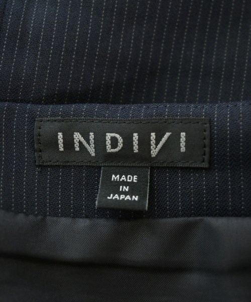 INDIVI（インディヴィ）ロング・マキシ丈スカート 紺 サイズ:40(L位) レディース/2200615015019