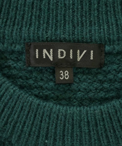 INDIVI（インディヴィ）ニット・セーター 緑 サイズ:38(M位) レディース/2200617053033