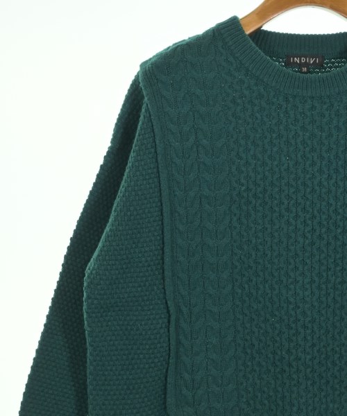 INDIVI（インディヴィ）ニット・セーター 緑 サイズ:38(M位) レディース/2200617053033
