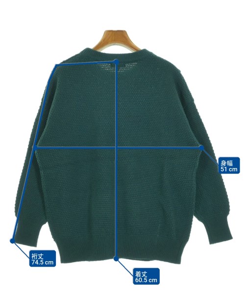 INDIVI（インディヴィ）ニット・セーター 緑 サイズ:38(M位) レディース/2200617053033