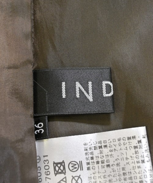 INDIVI（インディヴィ）ロング・マキシ丈スカート 茶 サイズ:36(S位) レディース/2200617053101