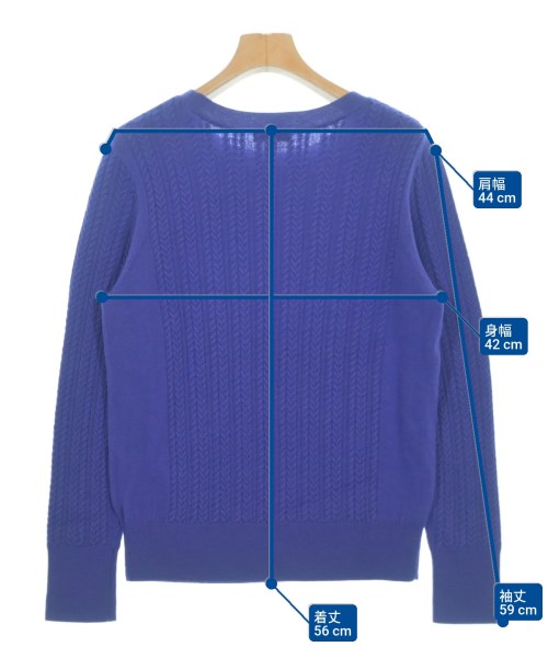INDIVI（インディヴィ）ニット・セーター 青 サイズ:38(M位) レディース/2200617053118