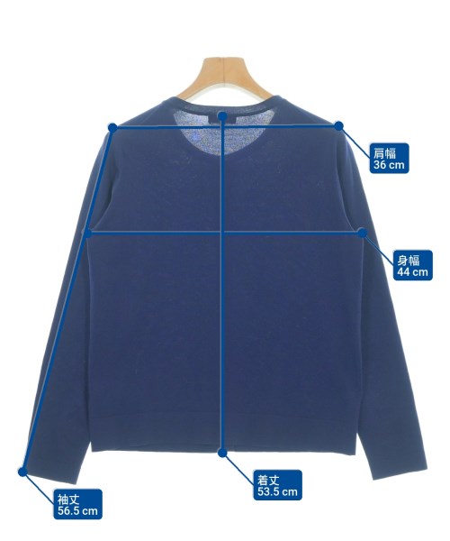 INDIVI（インディヴィ）ニット・セーター 紺 サイズ:38(M位) レディース/2200617053125