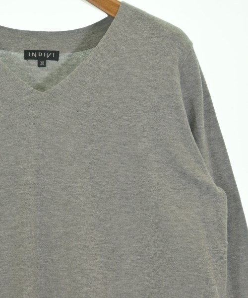 INDIVI（インディヴィ）ニット・セーター グレー サイズ:38(M位) レディース/2200617053194