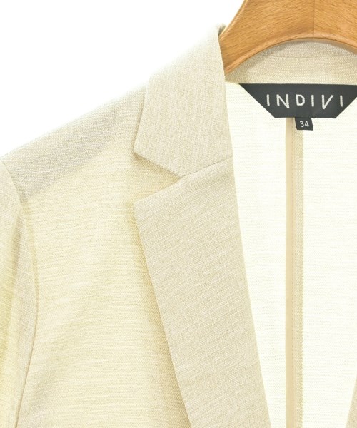 INDIVI（インディヴィ）ジャケット ベージュ サイズ:34(XS位) レディース/2200626572013