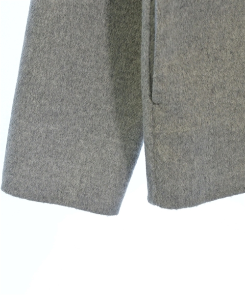 INDIVI（インディヴィ）ノーカラージャケット グレー サイズ:05(XXS位) レディース/2200613451031