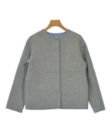 INDIVI（インディヴィ）ノーカラージャケット グレー サイズ:05(XXS位) レディース/2200613451031