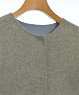 INDIVI（インディヴィ）ノーカラージャケット グレー サイズ:05(XXS位) レディース/2200613451031