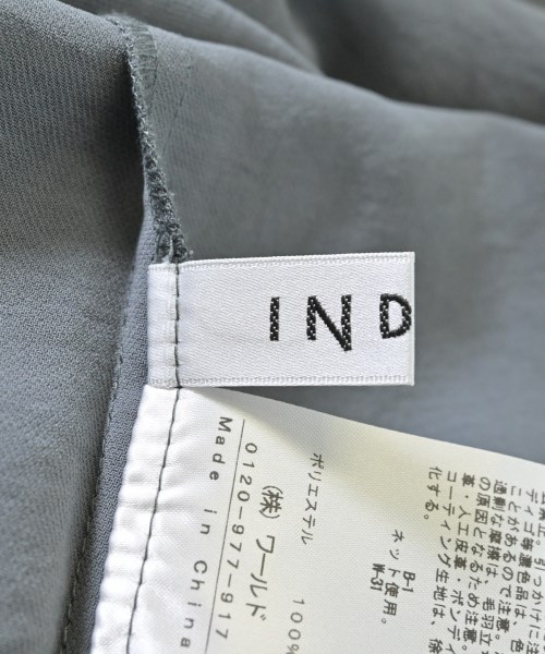 INDIVI（インディヴィ）ブラウス 青 サイズ:38(M位) レディース/2200628030115