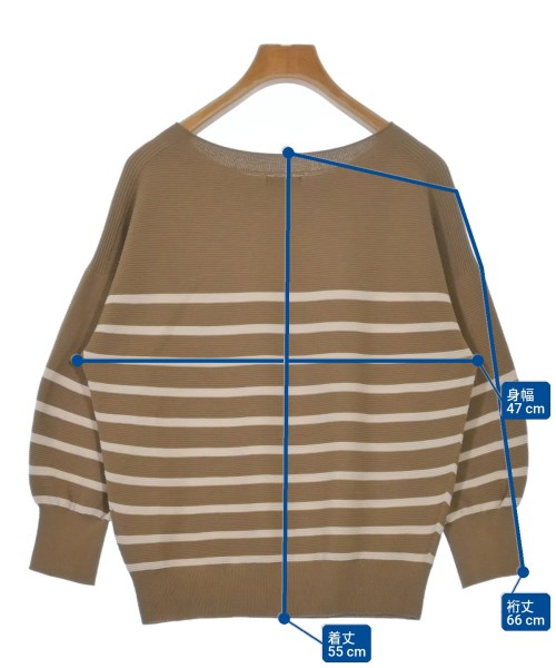 INDIVI（インディヴィ）ニット・セーター ベージュ サイズ:34(XS位) レディース/2200616339046