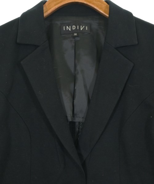 INDIVI（インディヴィ）カジュアルジャケット 黒 サイズ:38(M位) レディース/2200628774026