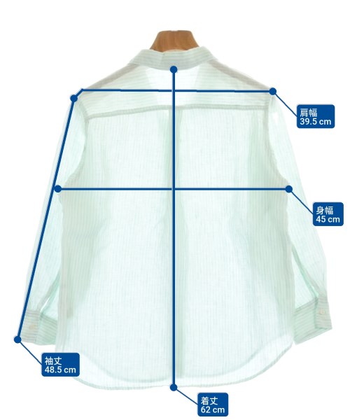 INDIVI（インディヴィ）カジュアルシャツ 緑 サイズ:05(XXS位) レディース/2200611391117