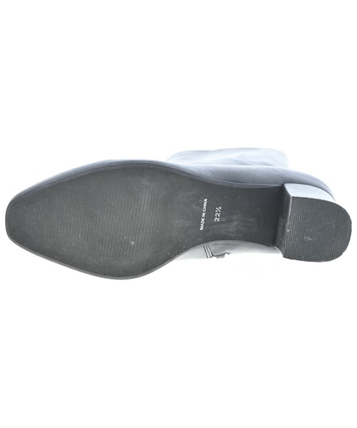 INDIVI（インディヴィ）ブーツ 黒 サイズ:22.5cm レディース/2200611391193