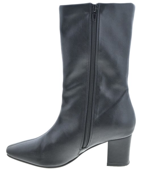 INDIVI（インディヴィ）ブーツ 黒 サイズ:22.5cm レディース/2200611391193