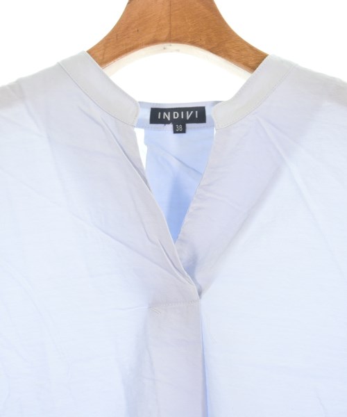 INDIVI（インディヴィ）ブラウス 青 サイズ:38(M位) レディース/2200617325116