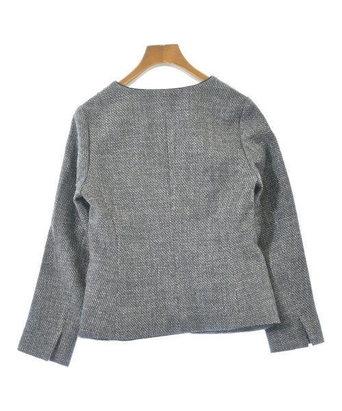 INDIVI（インディヴィ）ノーカラージャケット 紺 サイズ:05(XXS位) レディース/2200628836083