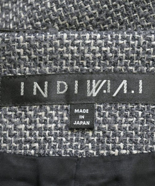 INDIVI（インディヴィ）ノーカラージャケット 紺 サイズ:05(XXS位) レディース/2200628836083