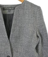 INDIVI（インディヴィ）ノーカラージャケット 紺 サイズ:05(XXS位) レディース/2200628836083