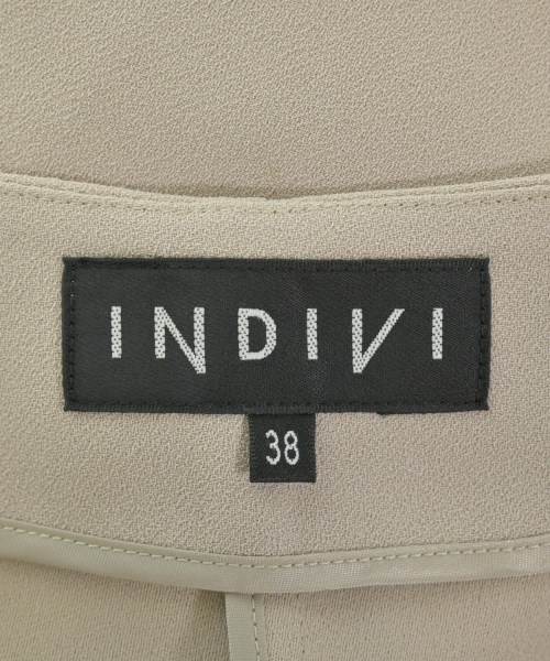 INDIVI（インディヴィ）ノーカラージャケット ベージュ サイズ:38(M位) レディース/2200616347041