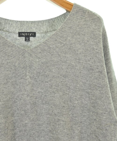 INDIVI（インディヴィ）ニット・セーター グレー サイズ:38(M位) レディース/2200616347119