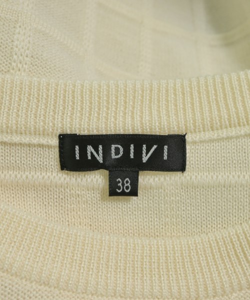 INDIVI（インディヴィ）ニット・セーター 白 サイズ:38(M位) レディース/2200625333035
