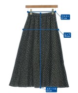 INDIVI（インディヴィ）ロング・マキシ丈スカート 黒 サイズ:36(S位) レディース/2200618216055